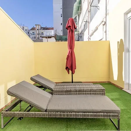 Marvellous With A Large Private Terrace Apartahotel *